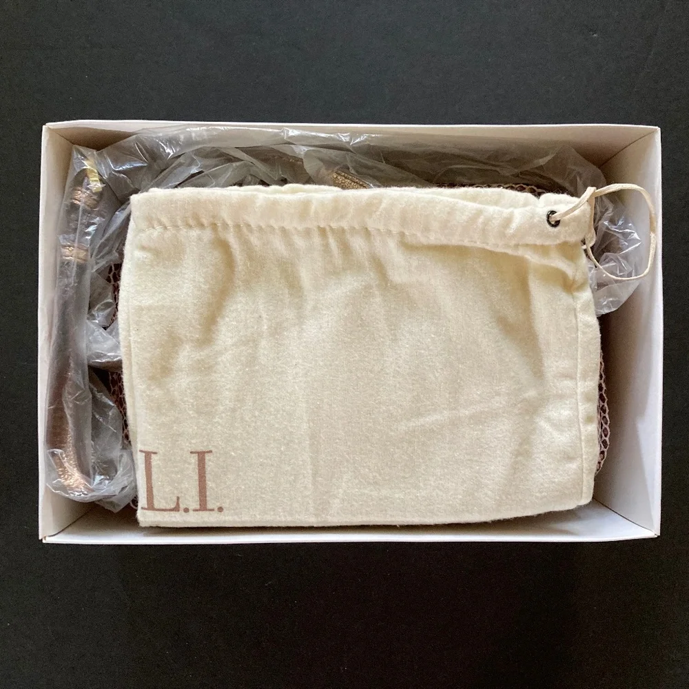G.I.L.I. Got It Love It Leather Crossbody/Blush Snake/Pouch/NEW/NEVER USED!